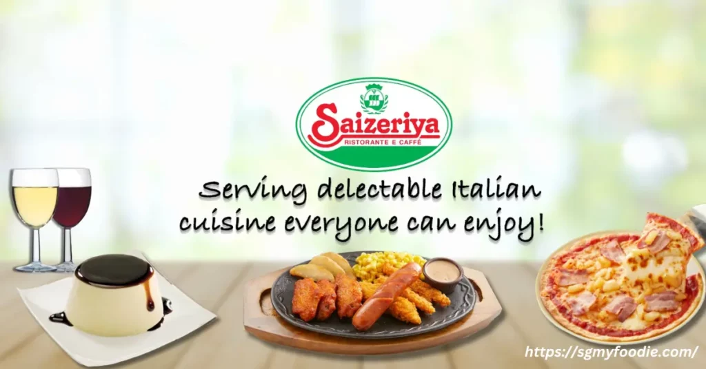 Saizeriya Menu