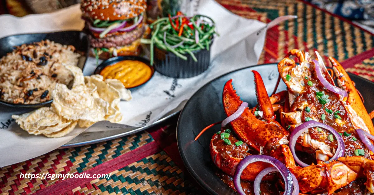 Burger and Lobster Menu