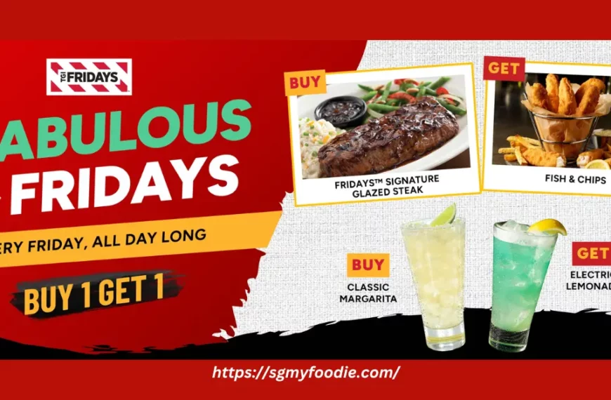 TGI Fridays Menu