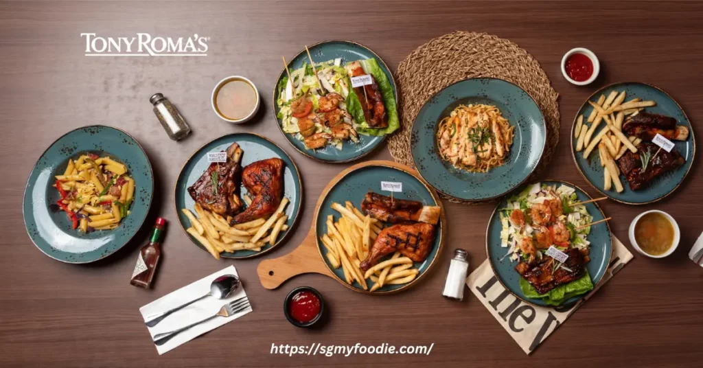Tony Roma's Menu