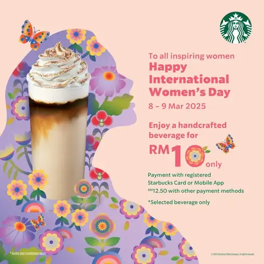 Starbucks Women Day Promo