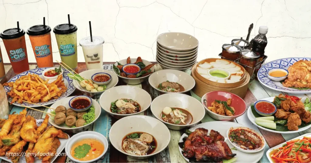 The Original Boat Noodle Menu
