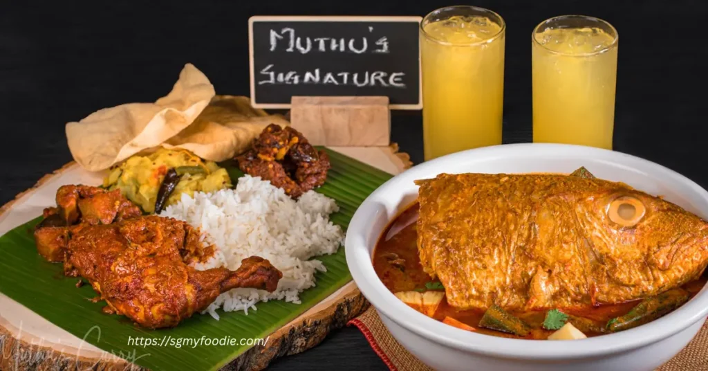 Muthu's Curry Menu