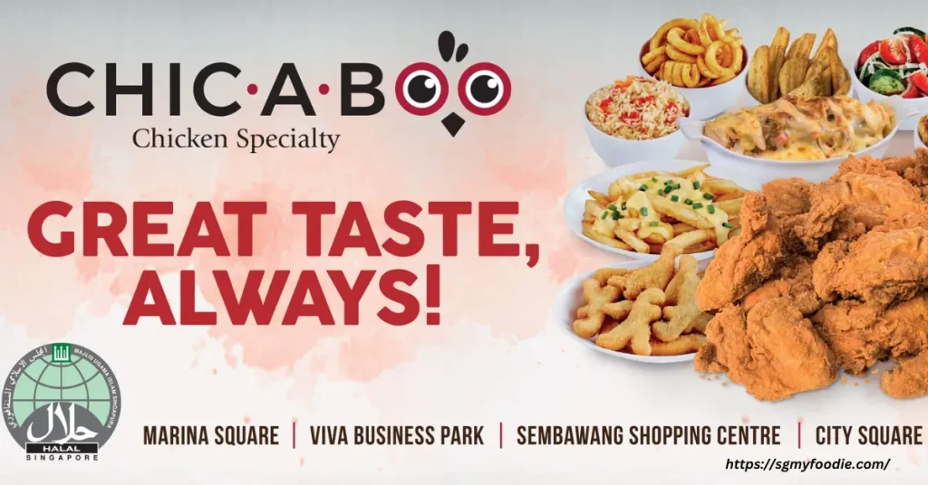 Chic a Boo Menu