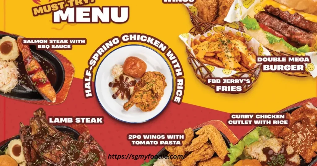 Fatty Bom Bom Menu