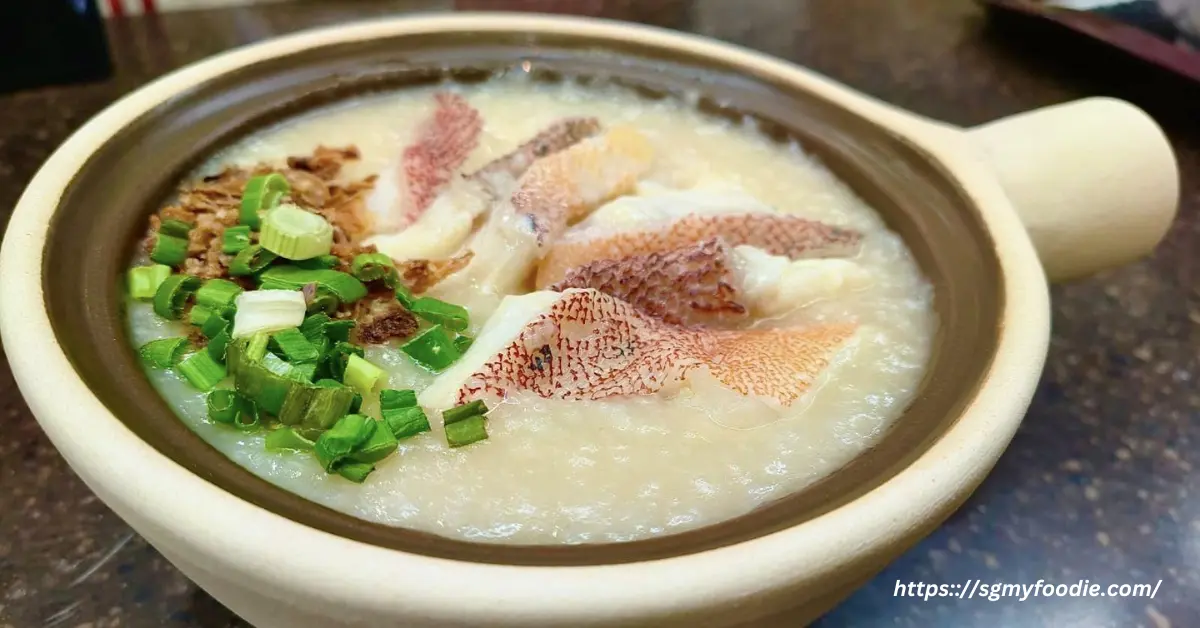Sin Heng Kee Porridge Menu