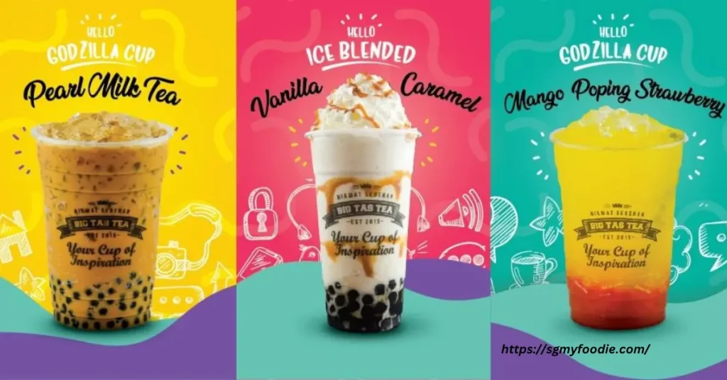 Big Tas' Tea Menu