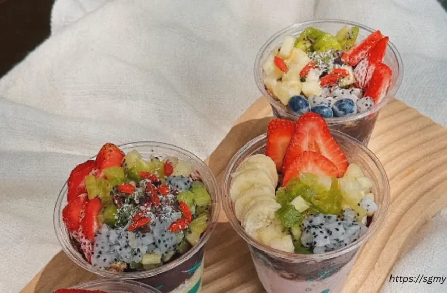 Açaí Affair Menu