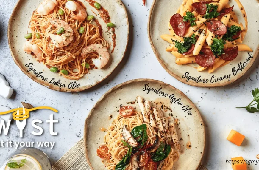 Twyst Pasta Menu