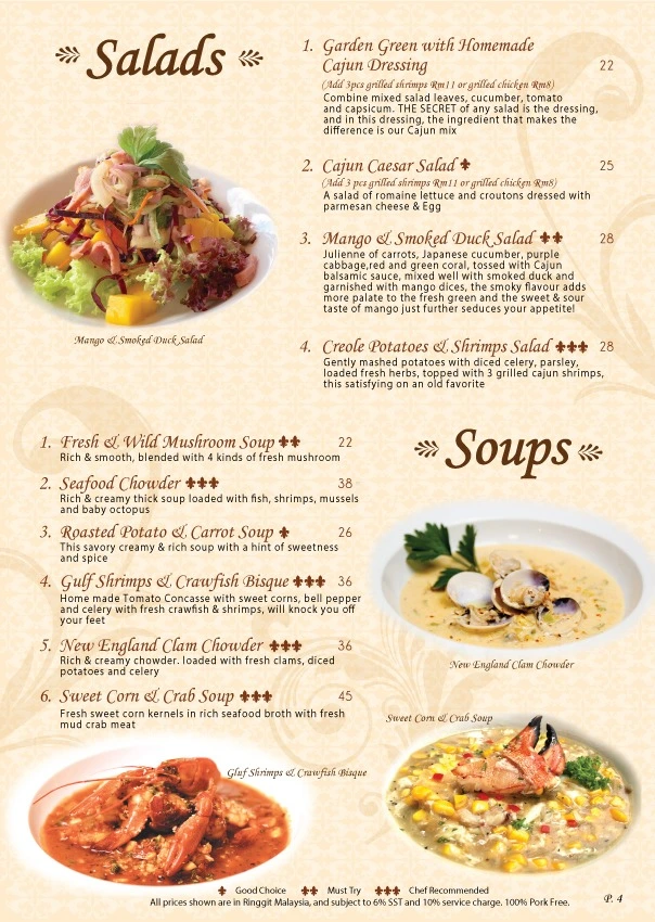 Secret Of Louisiana Menu Malaysia Prices & Review Updated 2024