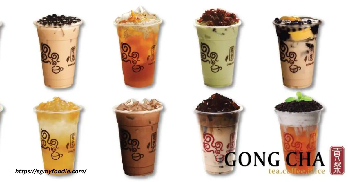 Gong Cha Menu