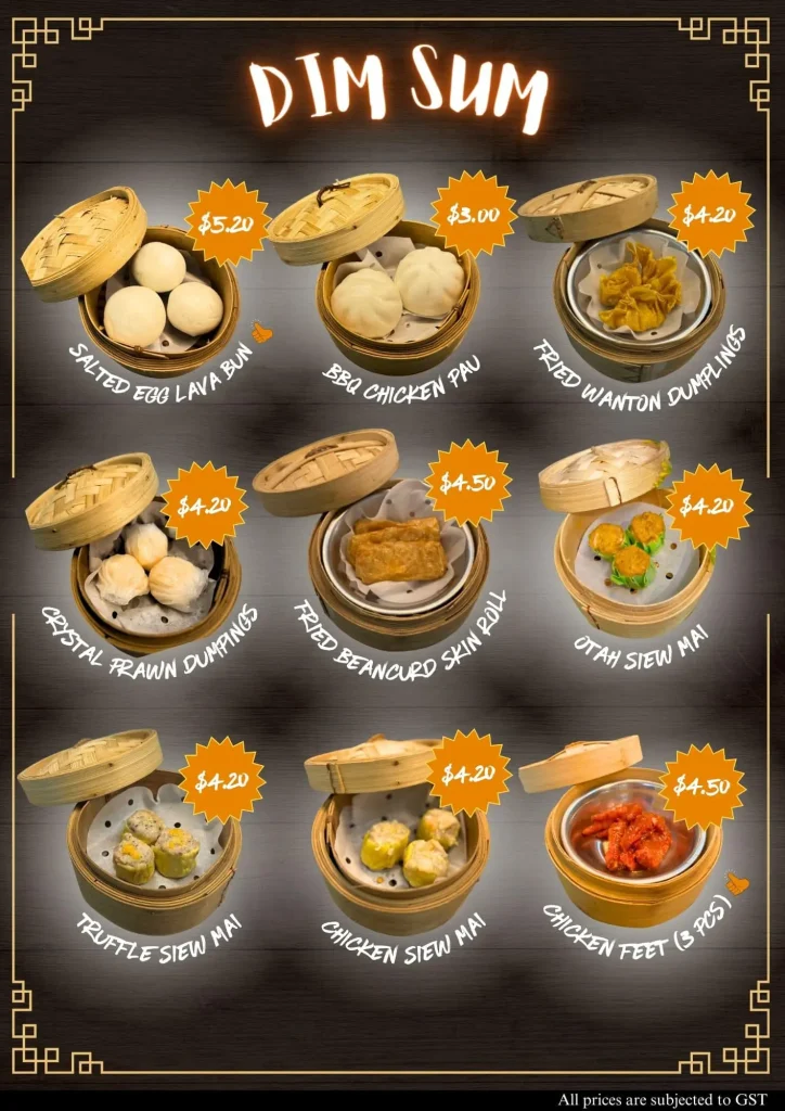 13 Miles Dim Sum Prices