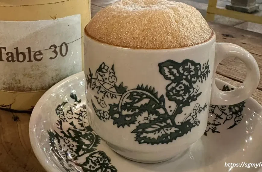 Chang Jiang White Coffee Menu