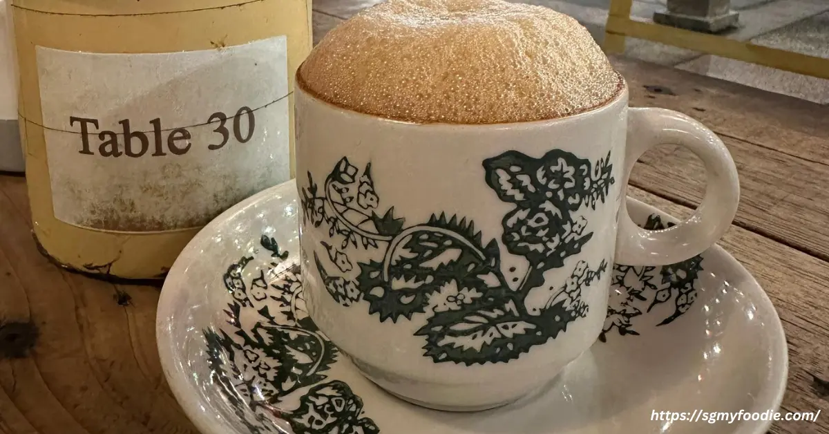 Chang Jiang White Coffee Menu