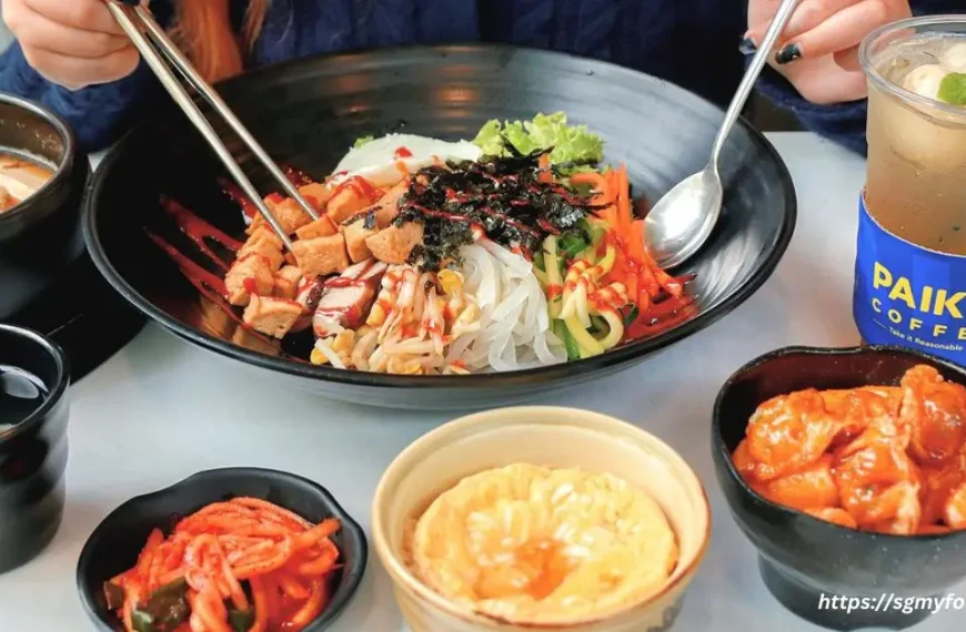 Paik's Bibimbap Menu