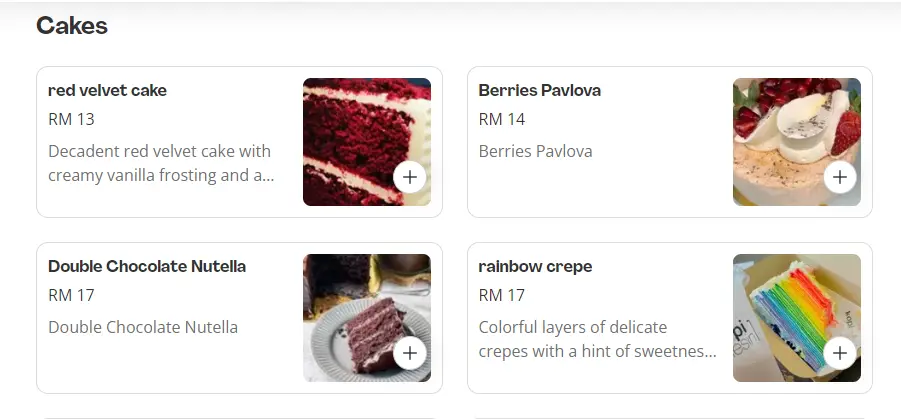 Kopi Mesin Cakes