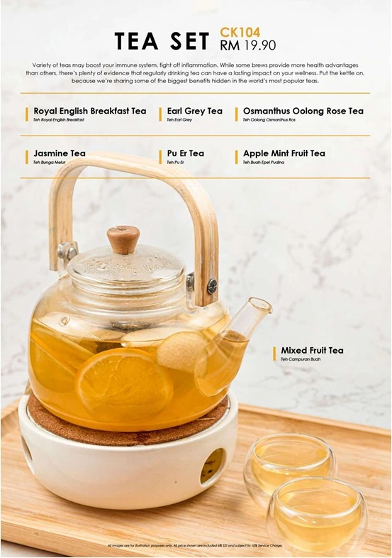Daily Coffee Tea Set Menu